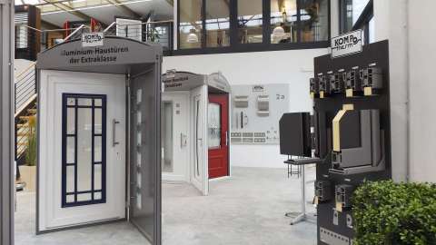 Haustüren-Studio in der Ausstellung von Nagelschmidt in Hannover