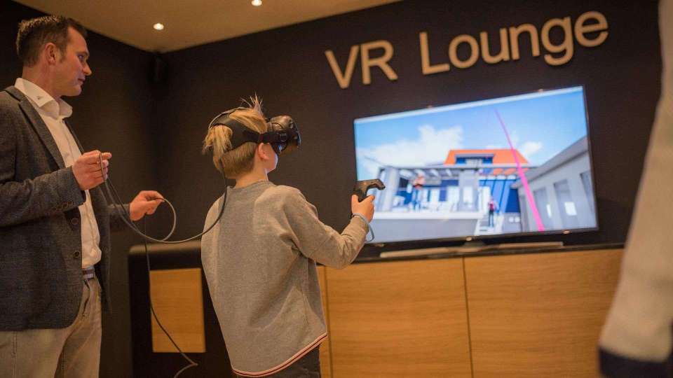 VR Lounge in der Ausstellung von Linara in Kaufbeuren